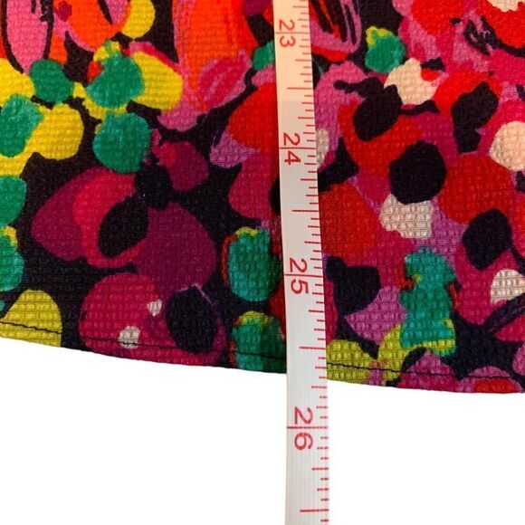 Lilly Pulitzer Ruffle Racerback Tank Top in Wild Confetti Size Medium - Picture 9 of 9